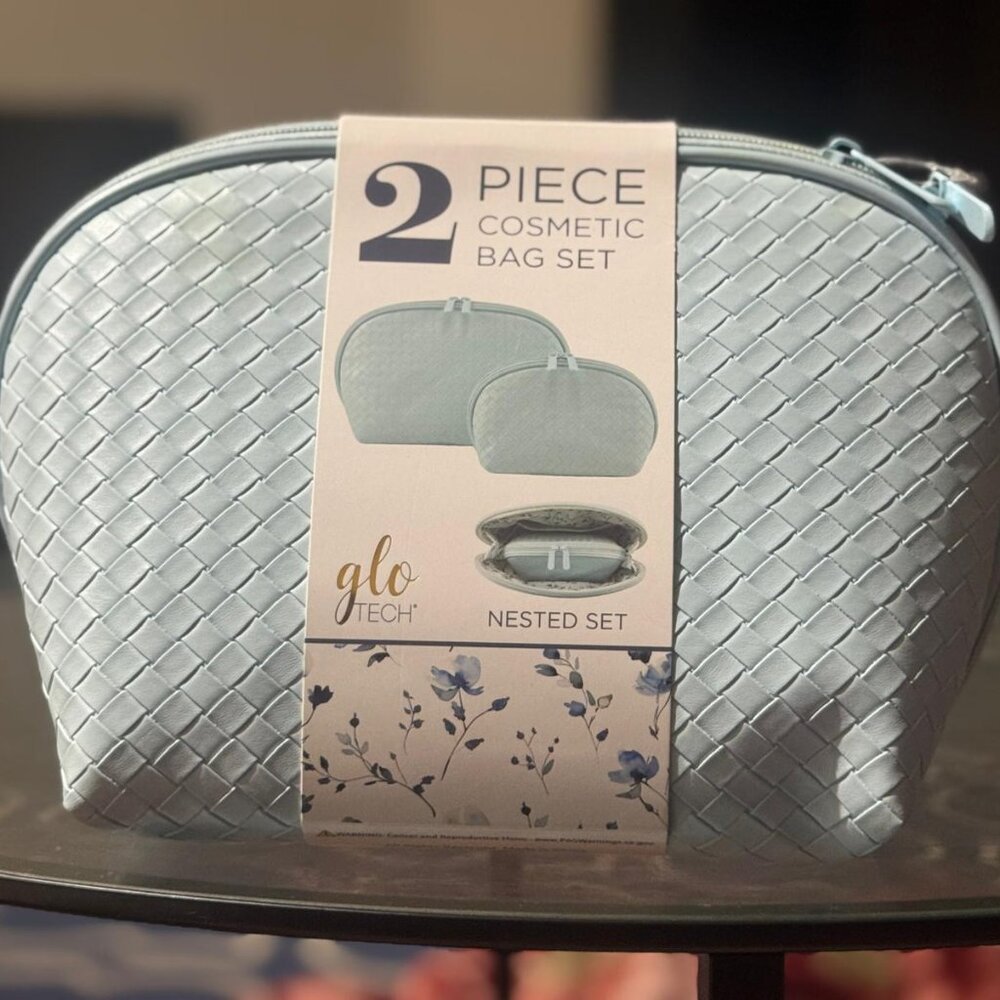 Glotech 2 Piece Cosmetic Bag Set
